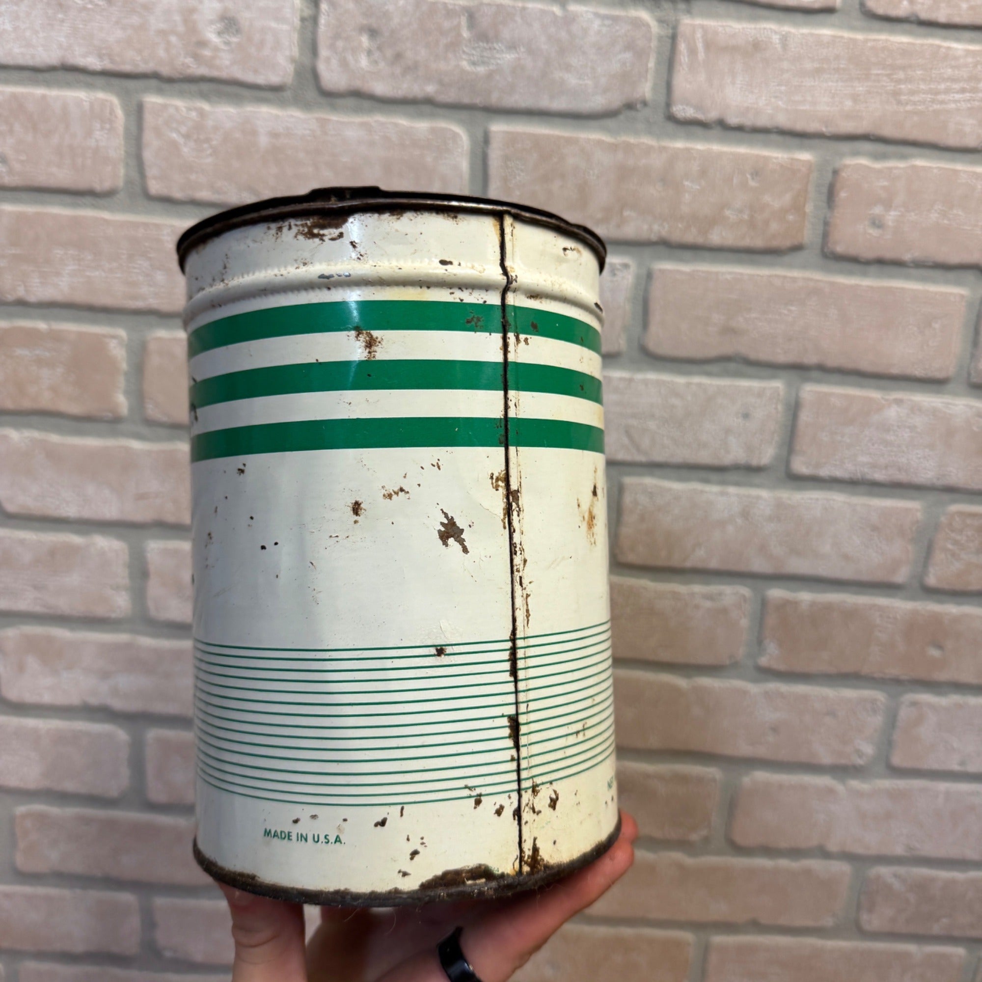 Vintage Cities Service Trojan Grease Pound Garage Auto Collectible 5lbs