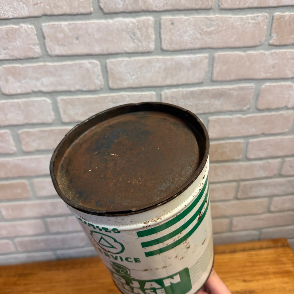 Vintage Cities Service Trojan Grease Pound Garage Auto Collectible 5lbs