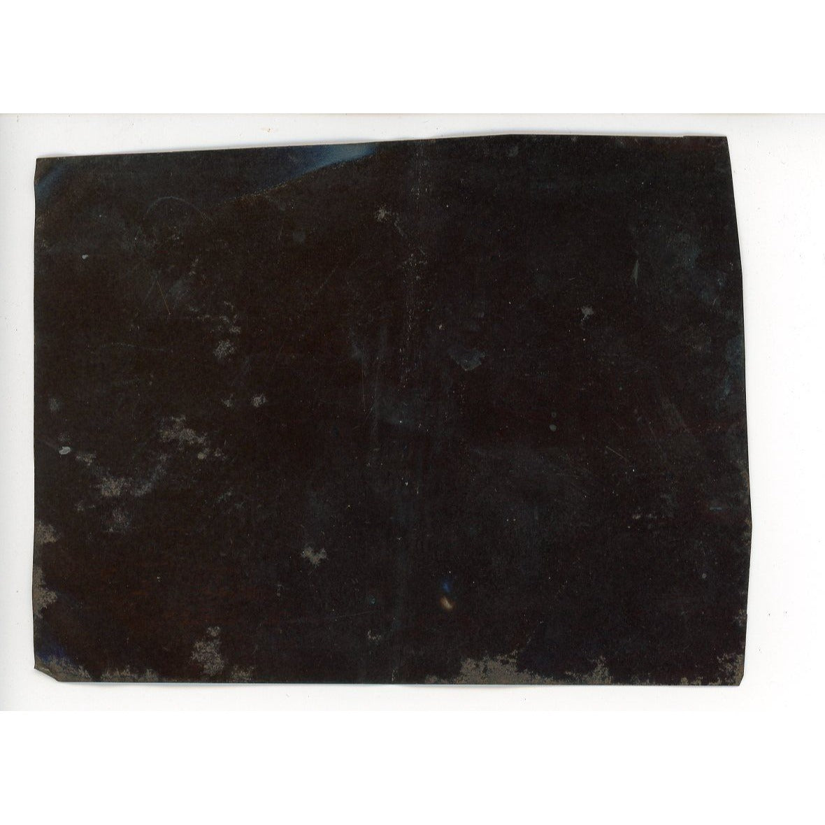 RARE Original Tintype Locomotive Train Railroad Half Plate