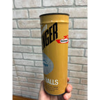 RARE Vintage Slazenger Tennis Balls SEALED Metal Tube Can Key Wind