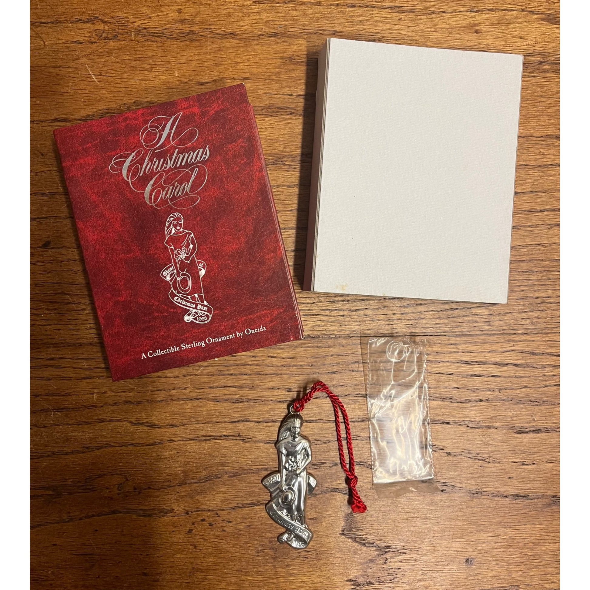 Oneida Sterling Silver Dickens A Christmas Carol Ornament 1992 Tiny Tim