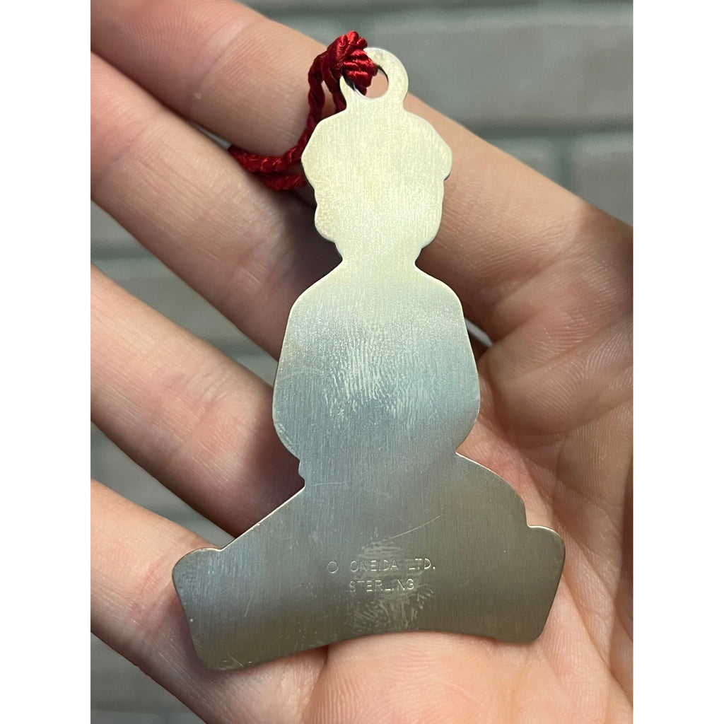 Oneida Sterling Silver Dickens A Christmas Carol Ornament 1992 Tiny Tim