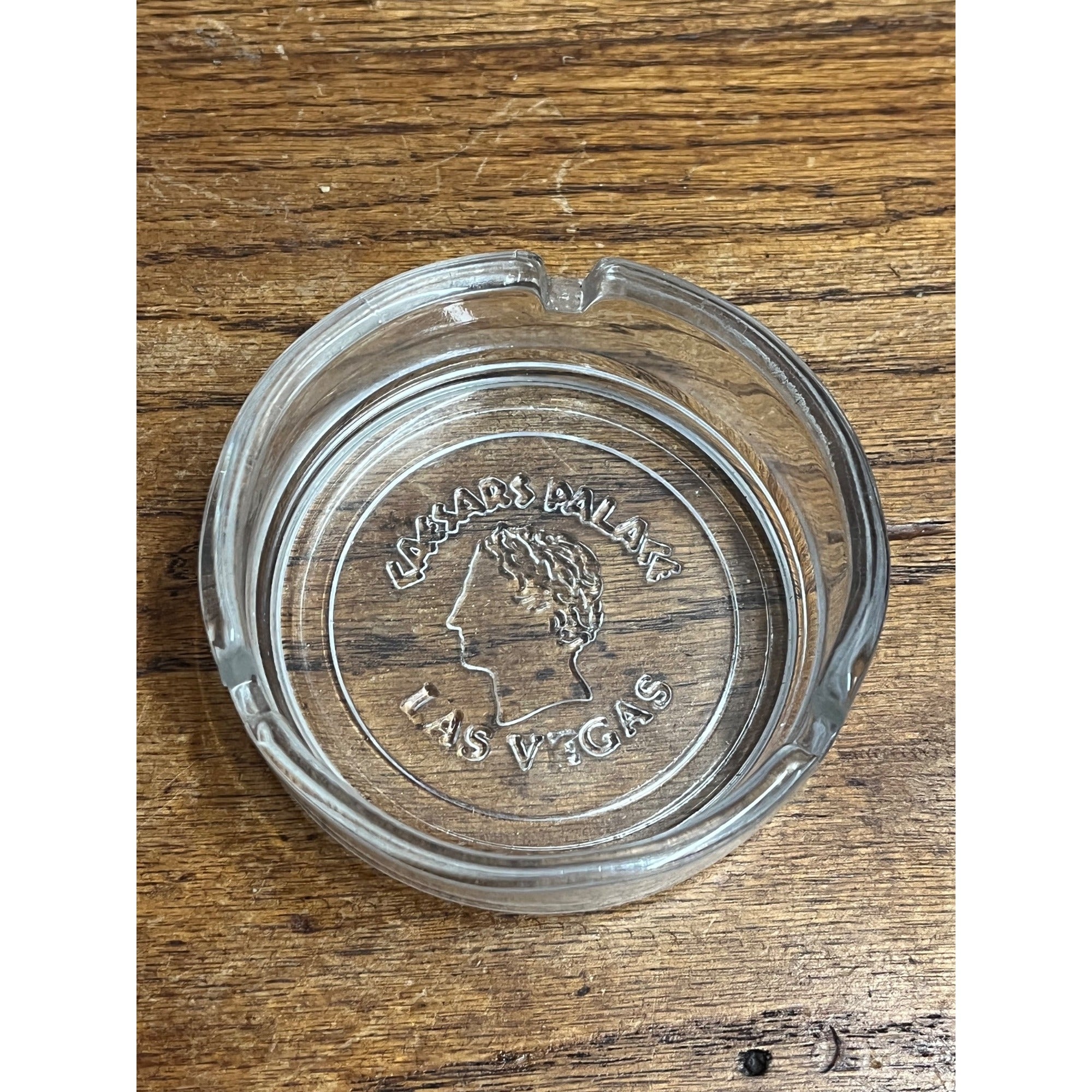 Vintage 1970’s CAESARS PALACE CASINO Las Vegas Nevada Glass Ashtray