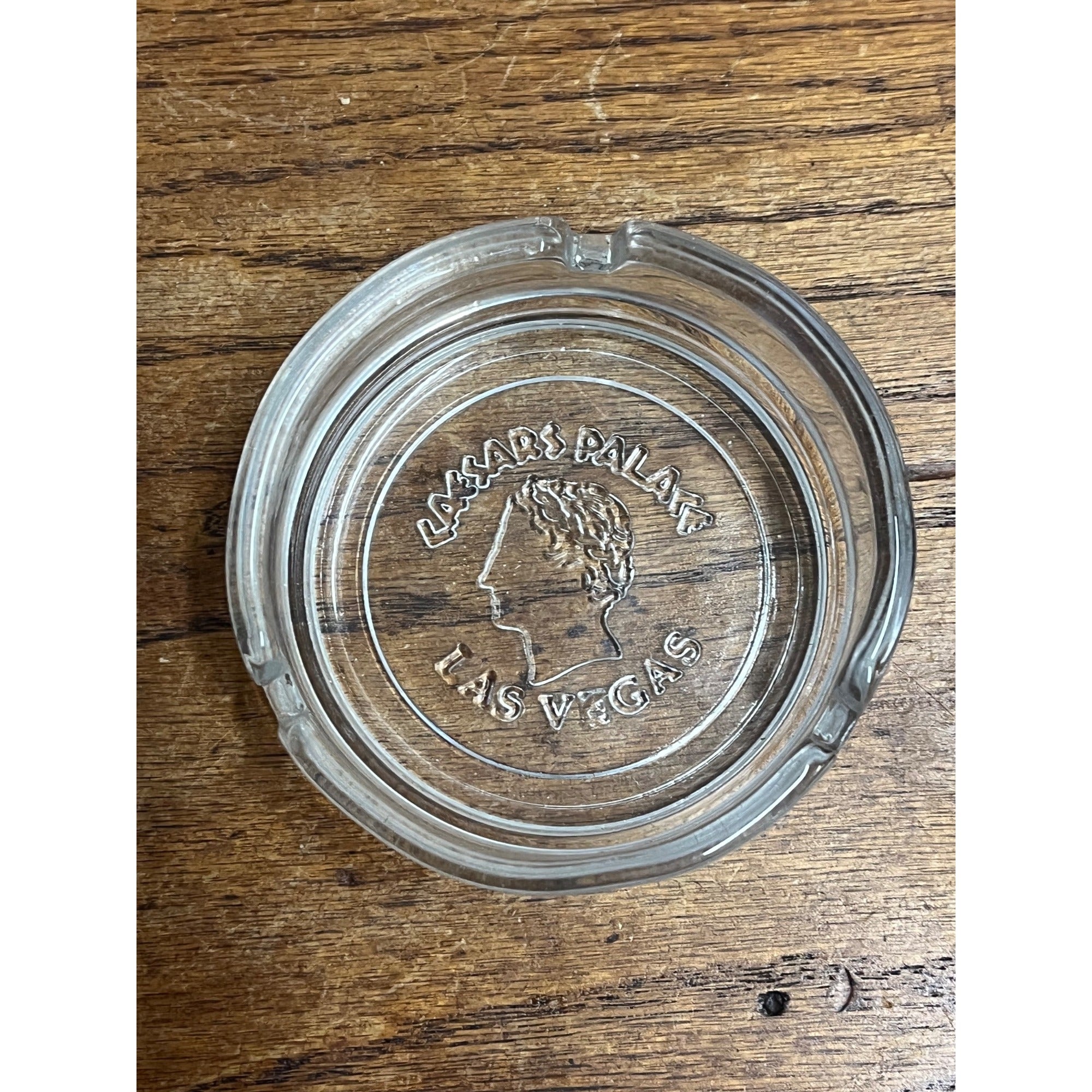 Vintage 1970’s CAESARS PALACE CASINO Las Vegas Nevada Glass Ashtray