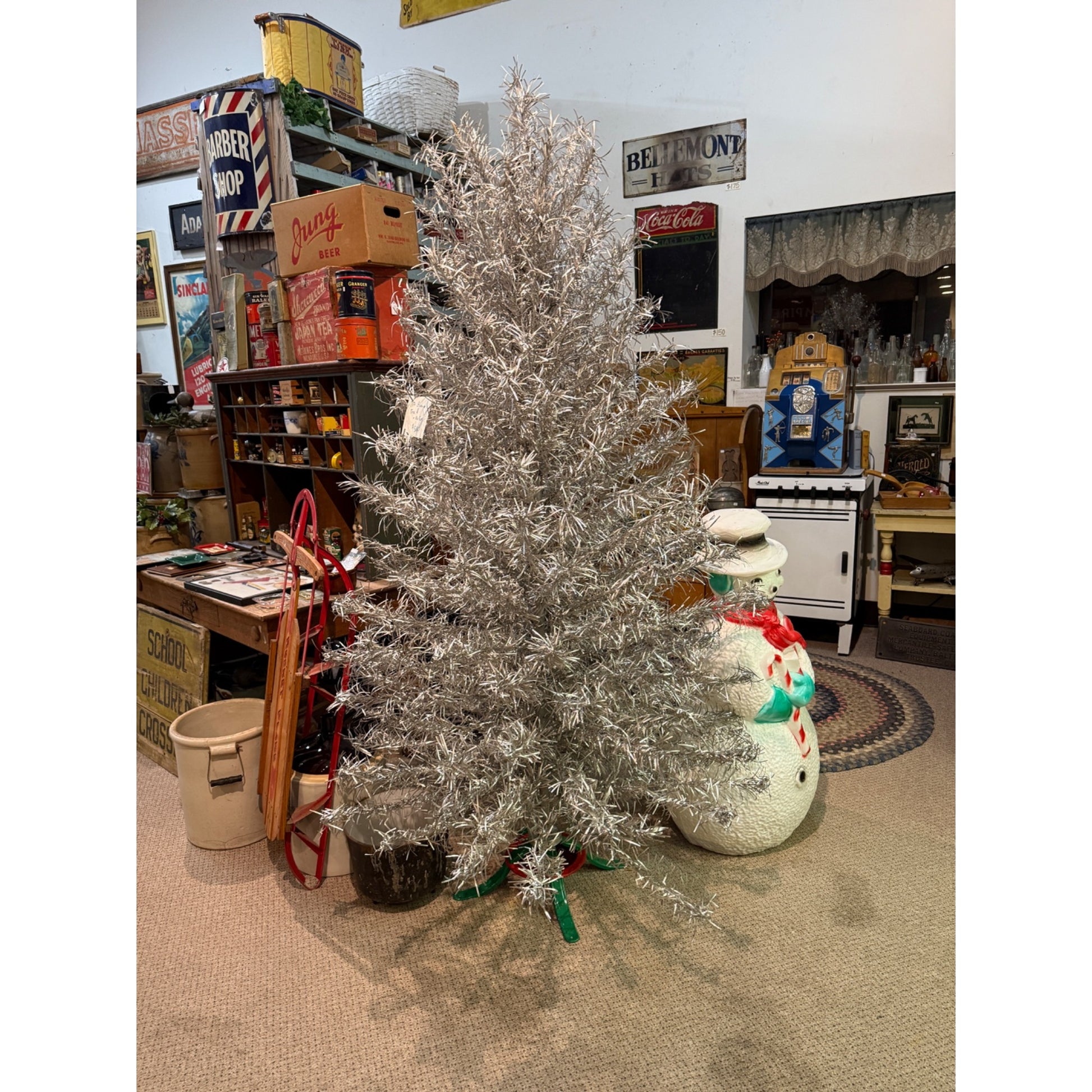 7ft Vintage Aluminum Christmas Tree Mid Century No Box