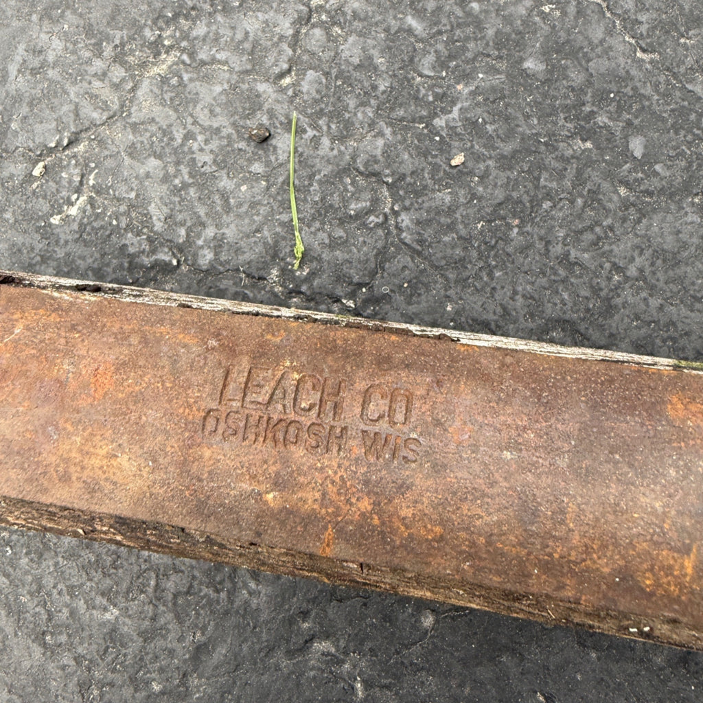 Antique Lot of 5 Telephone Pole Trench Excavating Shovel Heads Leach Oshkosh