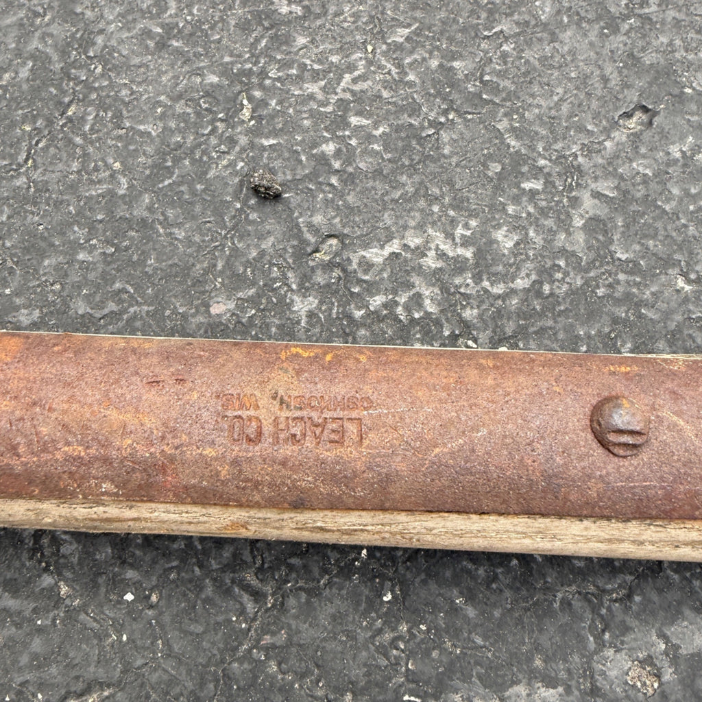 Antique Lot of 5 Telephone Pole Trench Excavating Shovel Heads Leach Oshkosh