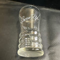 Vintage 7up  Soda Fountain Glass Curve Bodied Seven Up