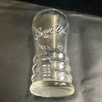 Vintage 7up  Soda Fountain Glass Curve Bodied Seven Up