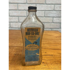 Vintage Norwich Nor-Go-Hol Rubbing Alcohol Bottle Pharmacy Medical Advertising