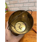 RARE Vintage Child's Sand Pail Toy Tin Litho Milkmaid & Her Bucket Aesop Fable