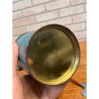 RARE Vintage Child's Sand Pail Toy Tin Litho Milkmaid & Her Bucket Aesop Fable
