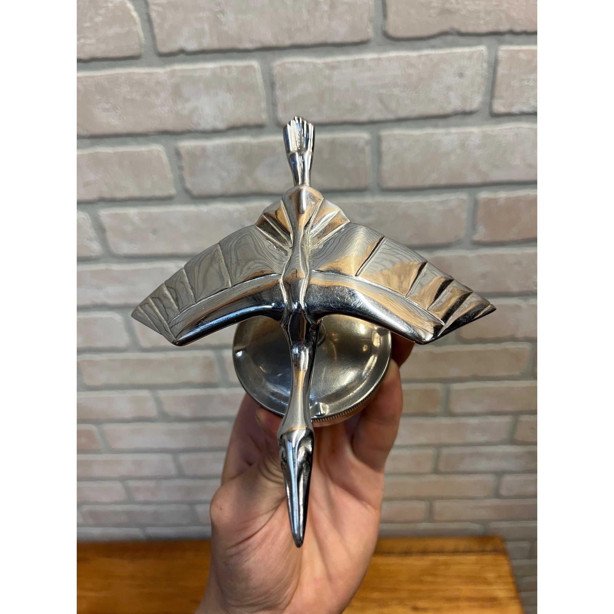 Vintage 1930s Hispano-Suiza Flying Stork Car Auto Hood Ornament Mascot British?