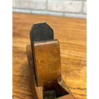 Antique c1880s Coachmakers Compass or Circular Wood Plane W/ Steel Sole