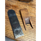 Antique c1880s Coachmakers Compass or Circular Wood Plane W/ Steel Sole