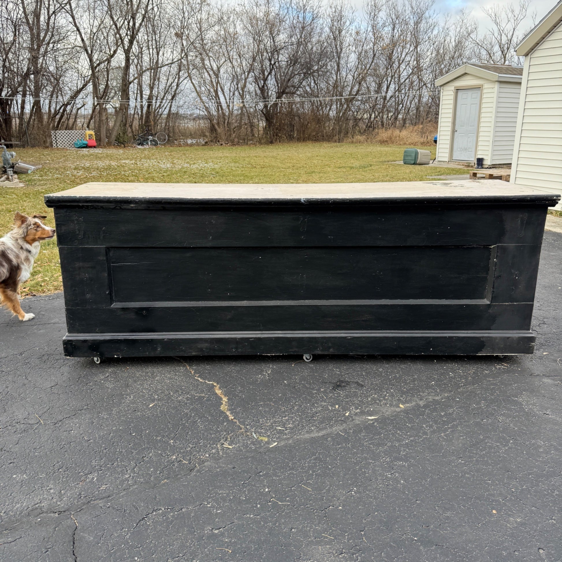 Vintage Workbench Counter Workstation Table General Mercantile Display