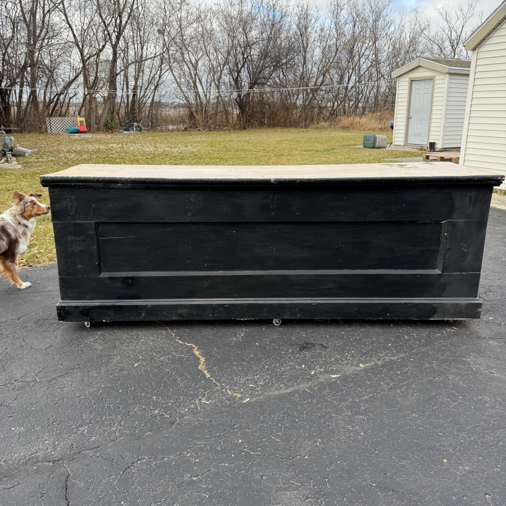 Vintage Workbench Counter Workstation Table General Mercantile Display