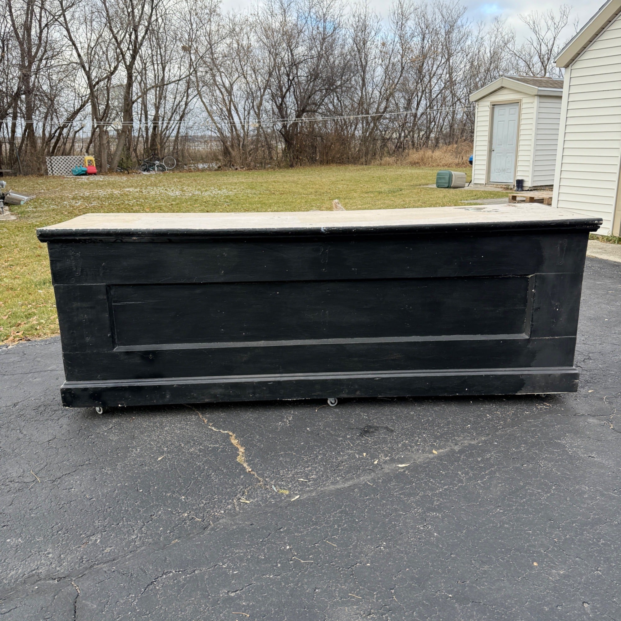 Vintage Workbench Counter Workstation Table General Mercantile Display