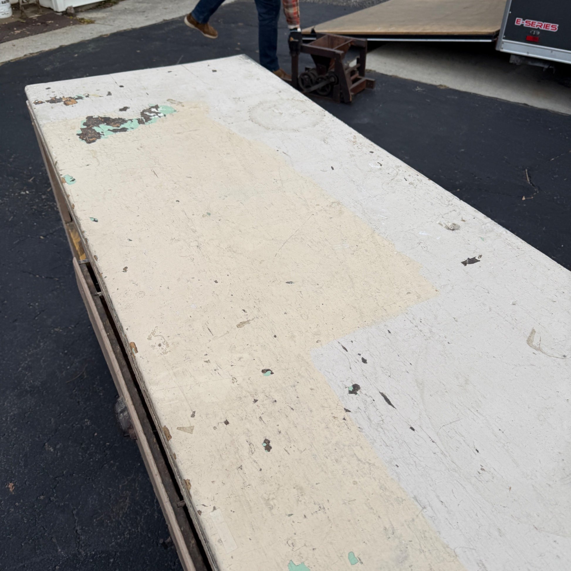 Vintage Workbench Counter Workstation Table General Mercantile Display