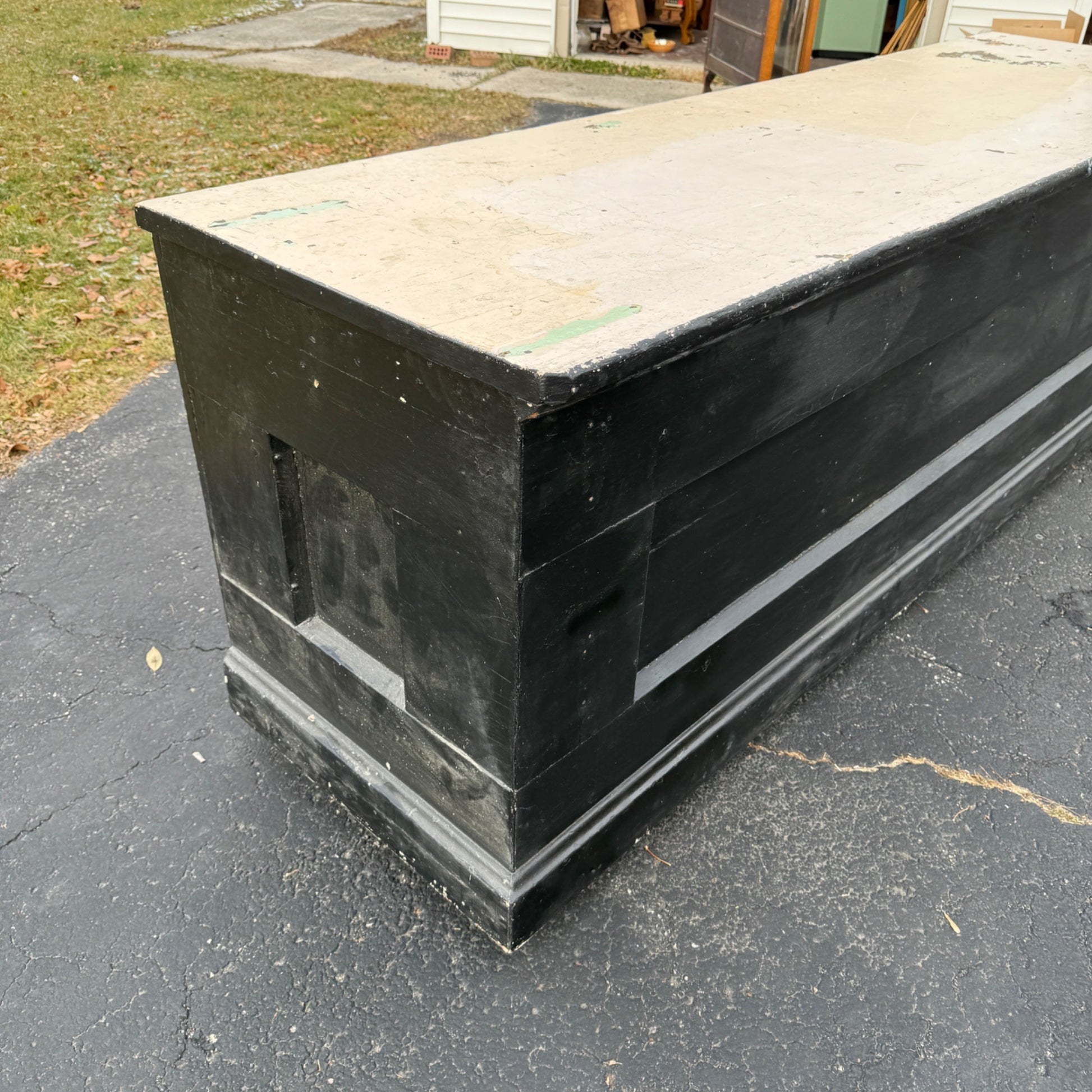 Vintage Workbench Counter Workstation Table General Mercantile Display