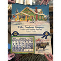 Vintage Fuller Goodman Lumber (Oshkosh Wis) Advertising Calendar Sign Farm Litho