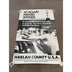Vintage 1976 Harlan County USA One-Sheet Original Movie Poster 27x41