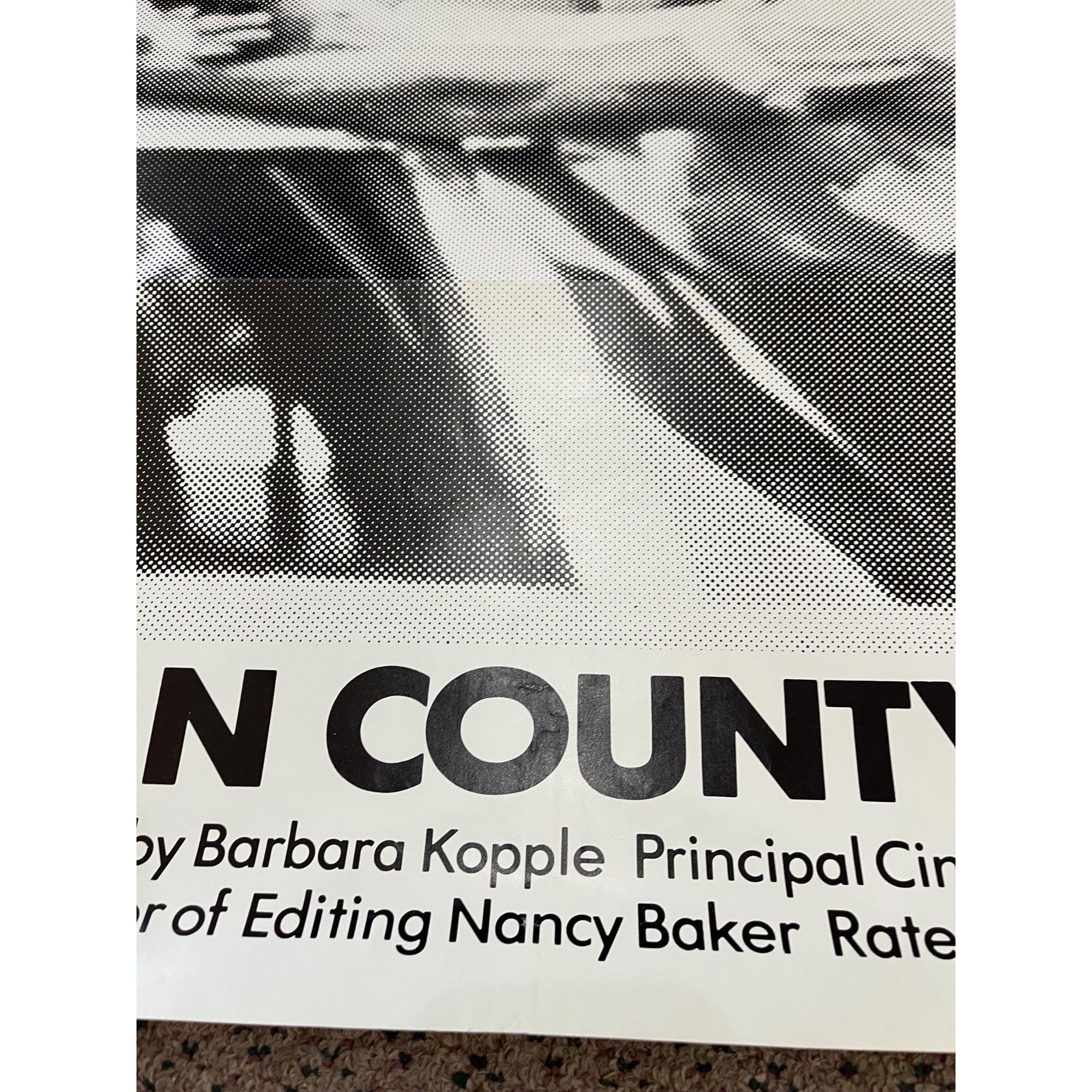 Vintage 1976 Harlan County USA One-Sheet Original Movie Poster 27x41