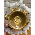 Vintage Fenton Art Glass Opalescent Ruffled Bowl