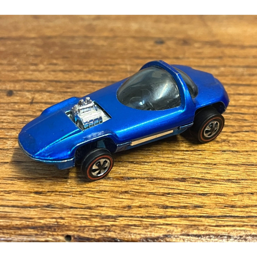 1967 Hot Wheels Redline Silhouette US Blue -- Excellent