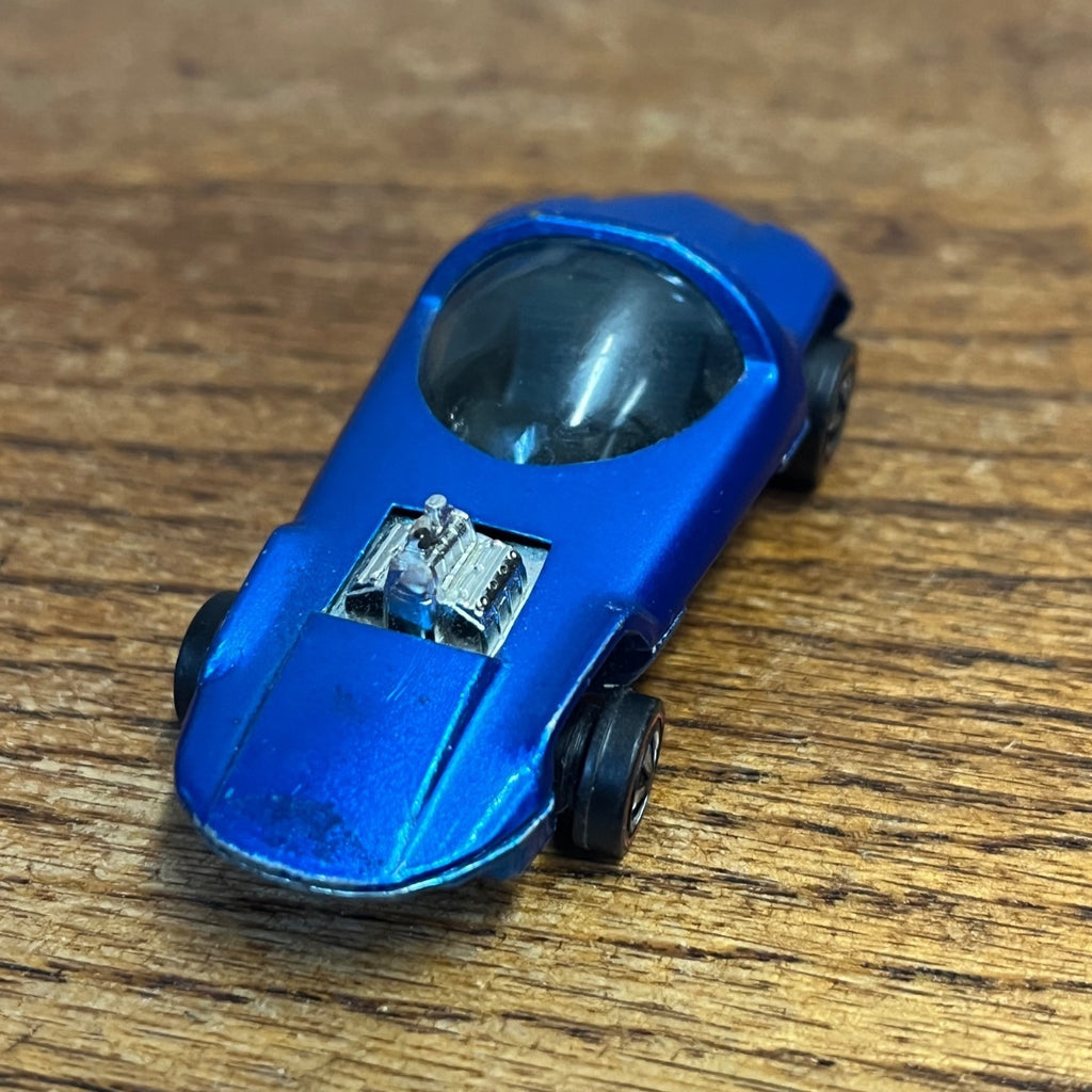 1967 Hot Wheels Redline Silhouette US Blue -- Excellent