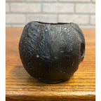 RARE Antique German Black Small Jack O'Lantern JOL Pressed Paper