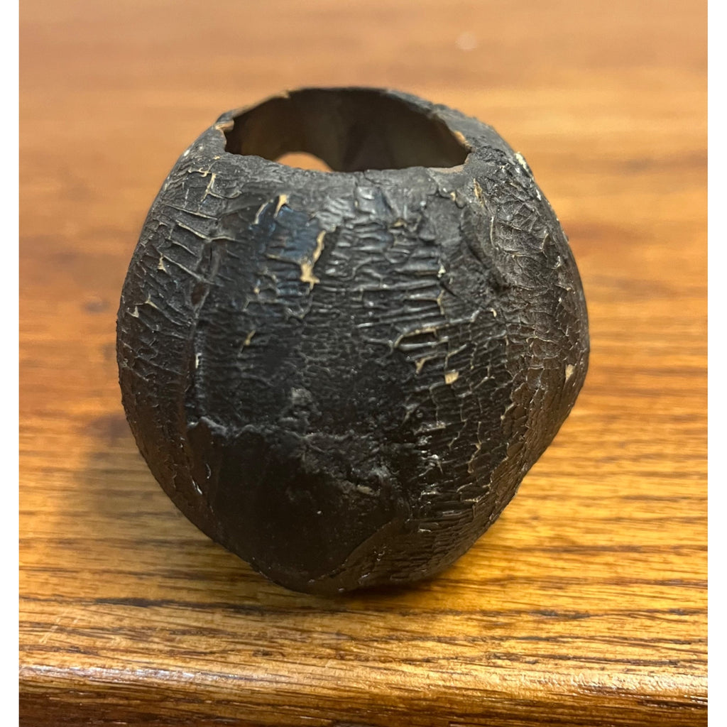 RARE Antique German Black Small Jack O'Lantern JOL Pressed Paper