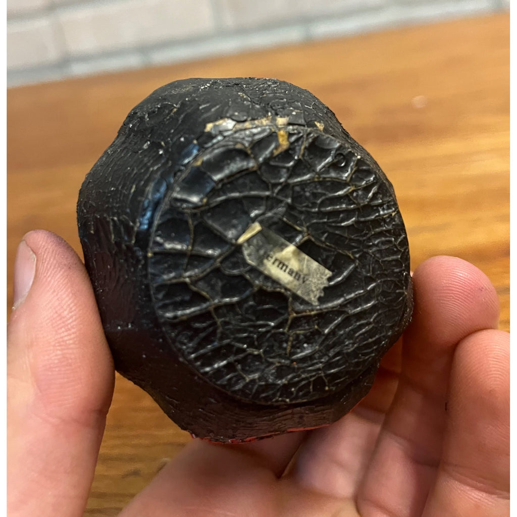 RARE Antique German Black Small Jack O'Lantern JOL Pressed Paper