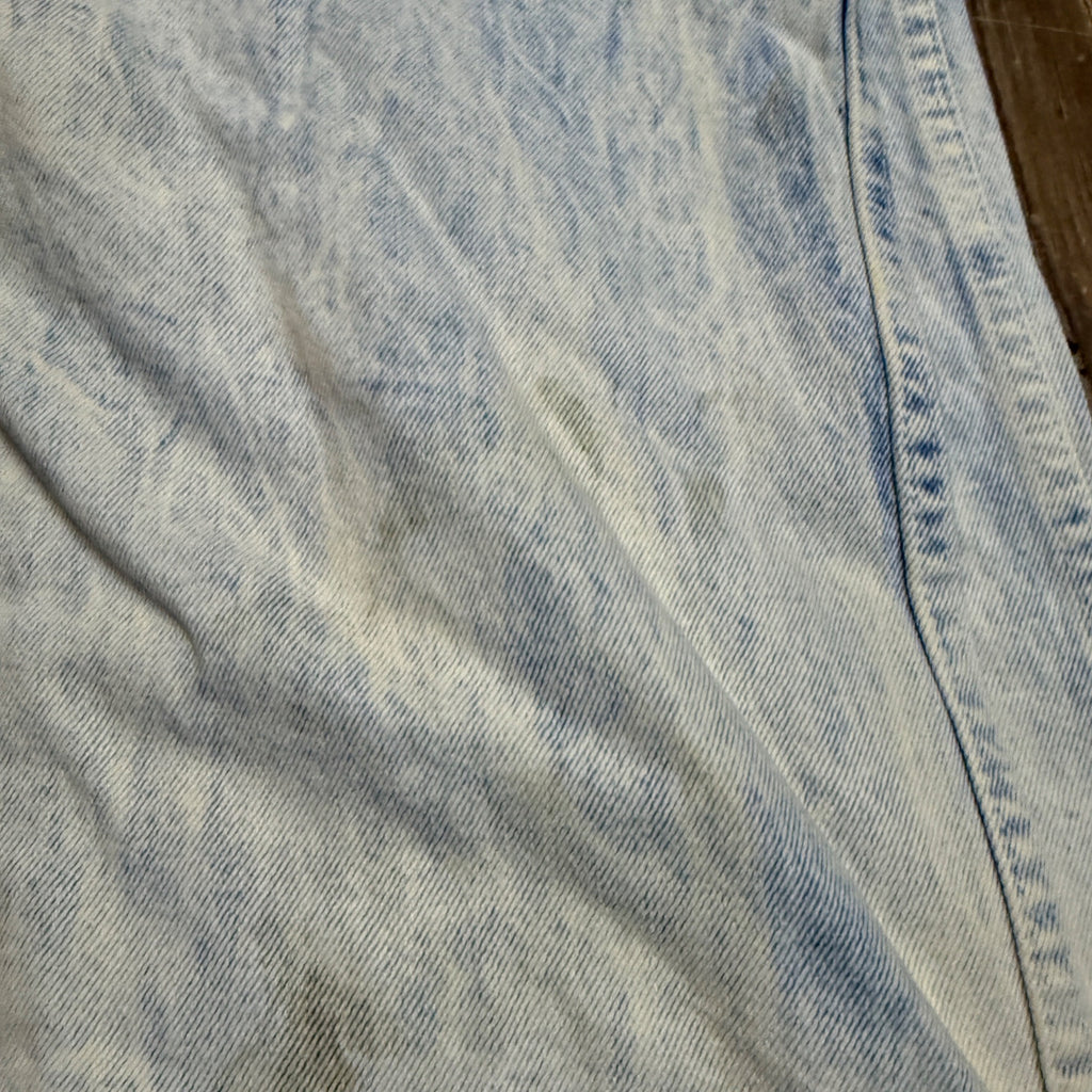 Wrangler White Acid Washed Men's Jeans 36x32 Vintage 90s Retro