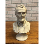 Vintage  Abraham Abe Lincoln Presidential Bust Statue Sculpture Plaster President Patriotic