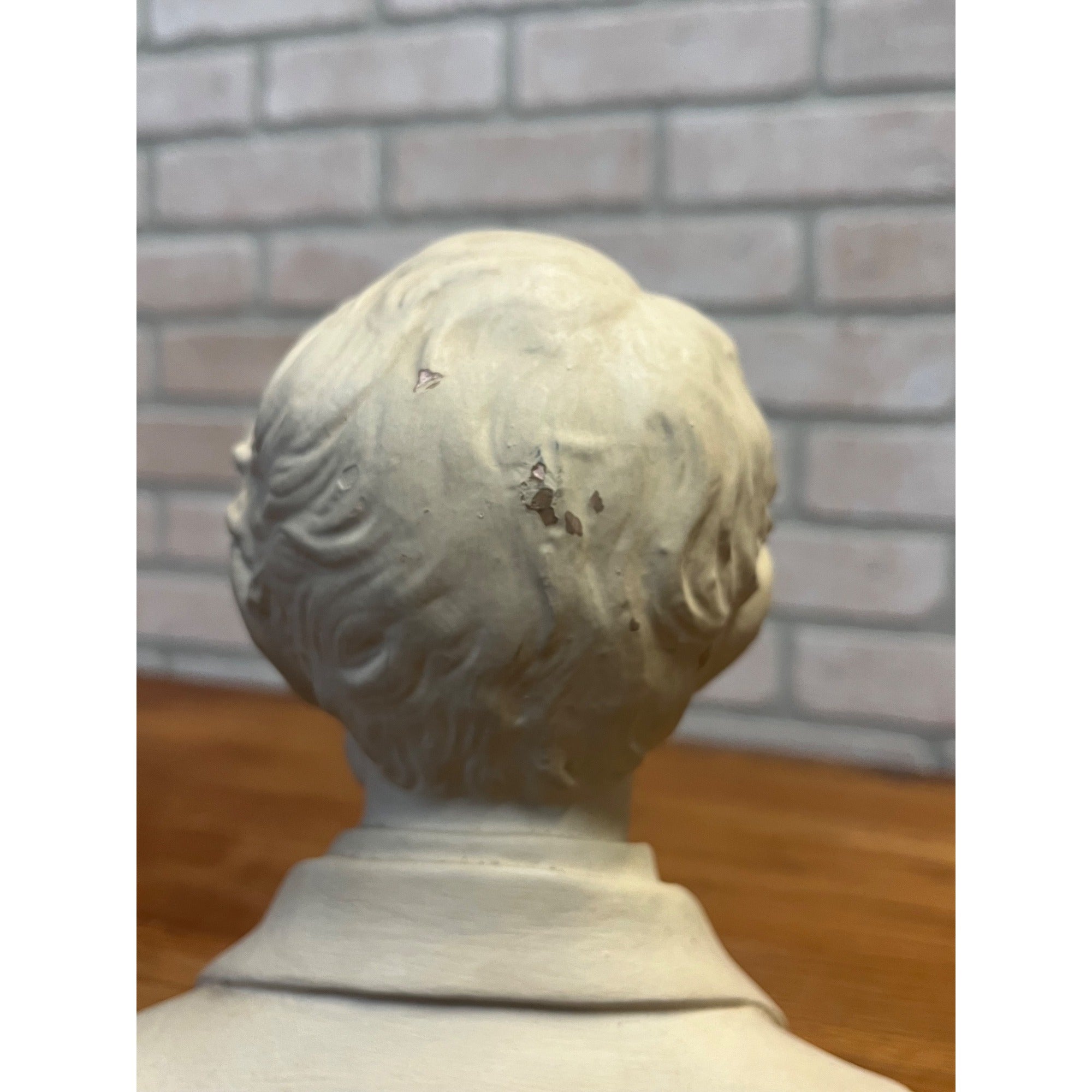 Vintage  Abraham Abe Lincoln Presidential Bust Statue Sculpture Plaster President Patriotic
