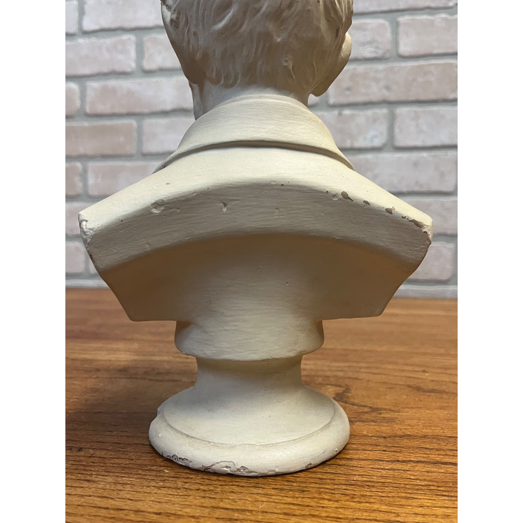 Vintage  Abraham Abe Lincoln Presidential Bust Statue Sculpture Plaster President Patriotic