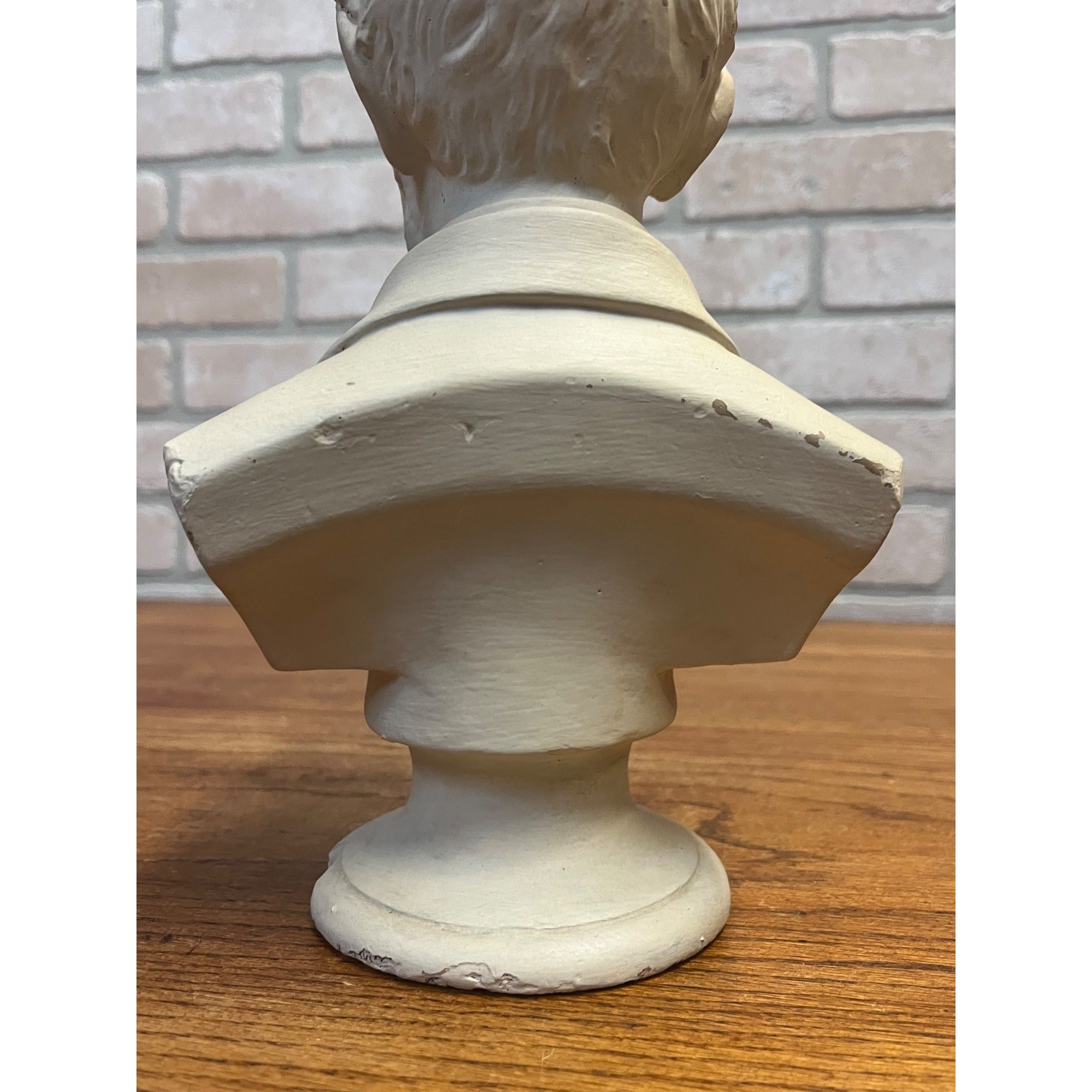 Vintage  Abraham Abe Lincoln Presidential Bust Statue Sculpture Plaster President Patriotic