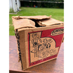 Vintage Junior Merchant Toy Register w/ Original Box & Play Currency