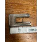 Mack Truck Metal Letter "C” Emblem - 4MR33-P3 - OEM Original Pebbled