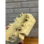 Vintage Plaster Dental Mold Human Teeth Anatomy Medical Dentist Oddities