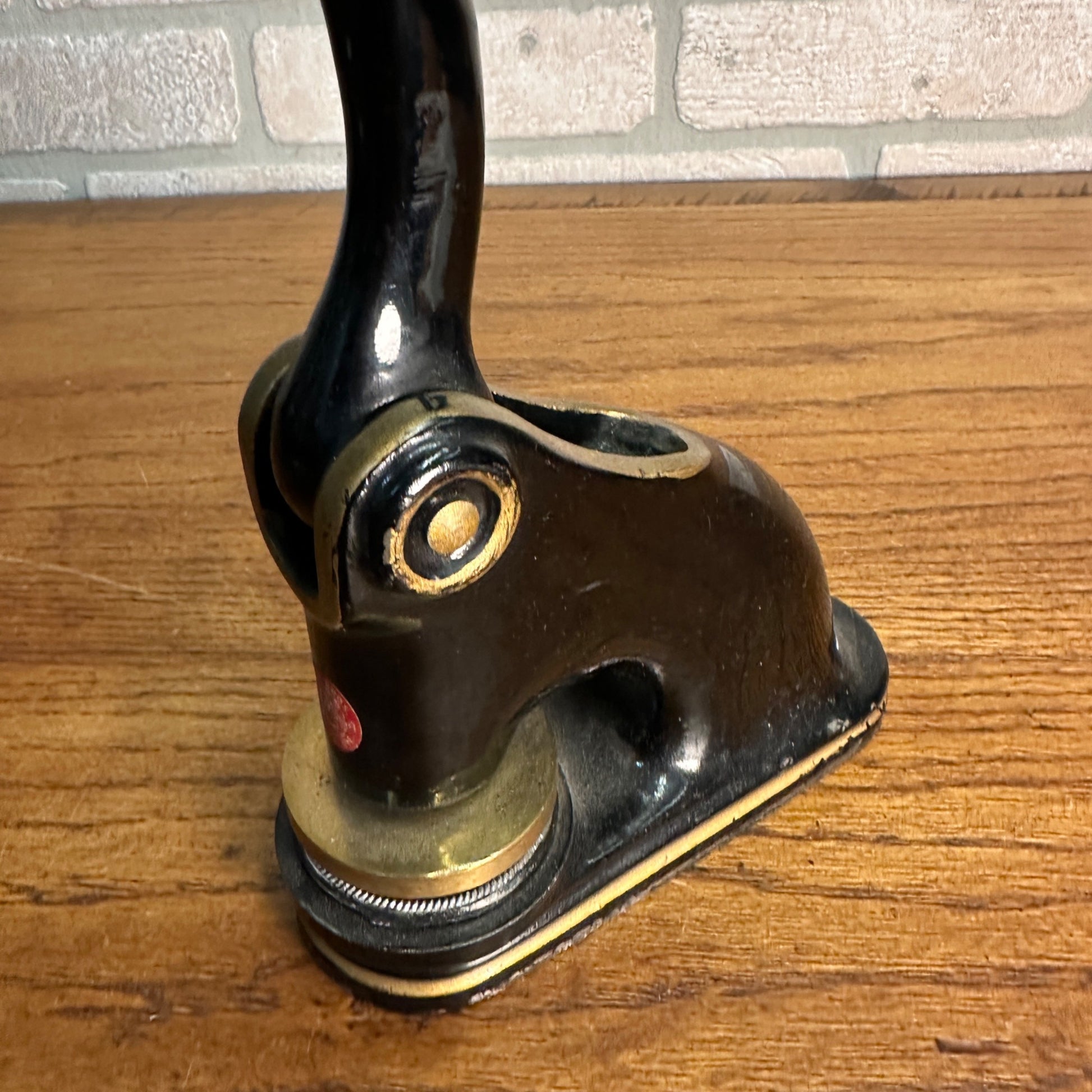 Antique Cast Iron Notary Stamp Seal -Minesota Log & Lumber Co Oregon Wis