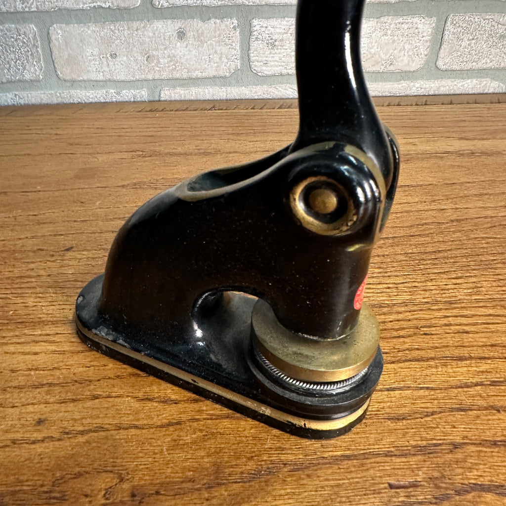 Antique Cast Iron Notary Stamp Seal -Minesota Log & Lumber Co Oregon Wis