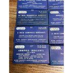 Vintage MSA Mine Safety Appliances Co. First Aid Boxes Bandages Mining Lot (9)
