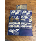 Vintage MSA Mine Safety Appliances Co. First Aid Boxes Bandages Mining Lot (9)