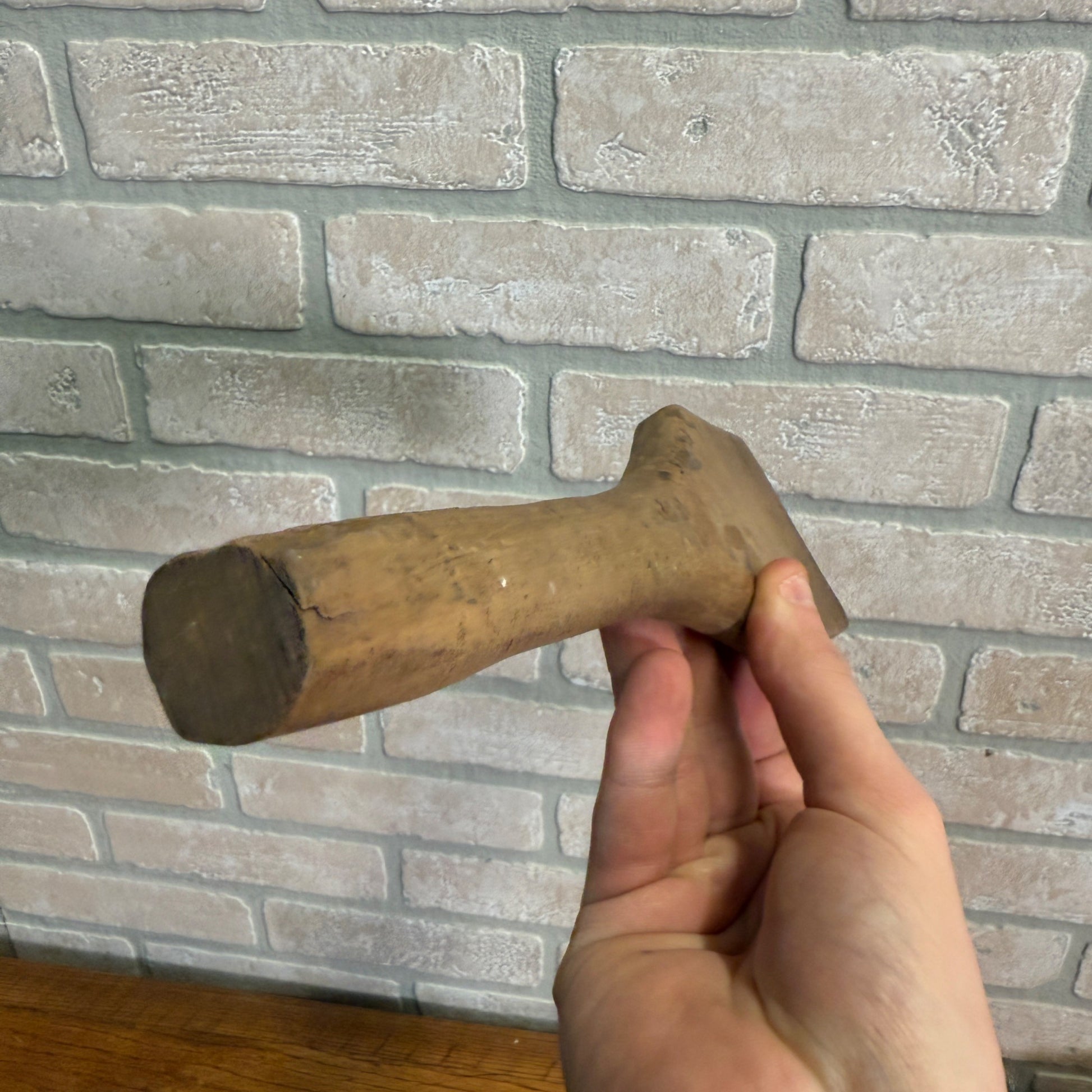 Antique Primitive 19th c Dough Bowl Scraper Kitchen Utensil Tool Farmhouse Decor