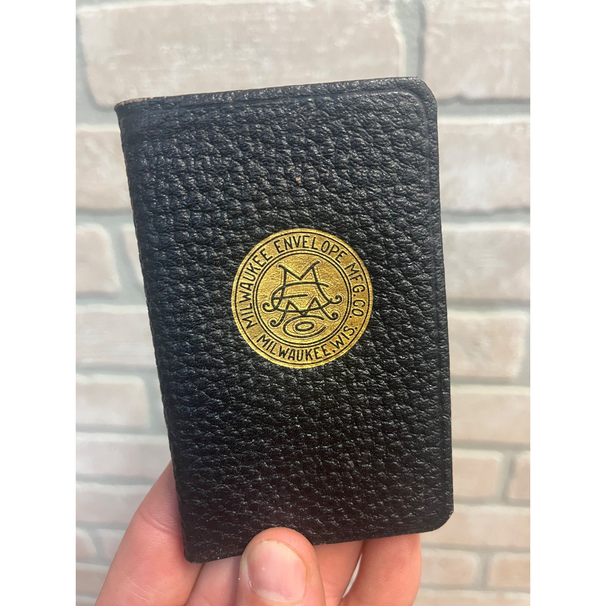Vintage Milwaukee Envelope Mfg Co. 1938 Mini Memo Notepad Pocket Book