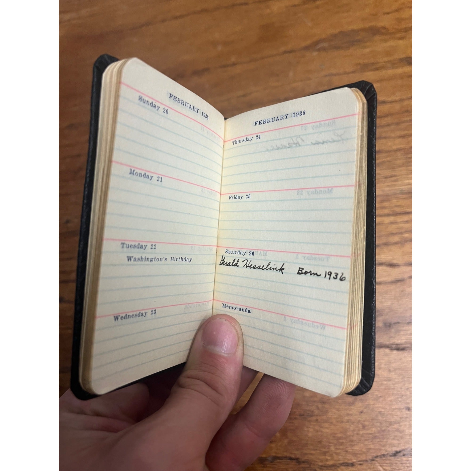 Vintage Milwaukee Envelope Mfg Co. 1938 Mini Memo Notepad Pocket Book