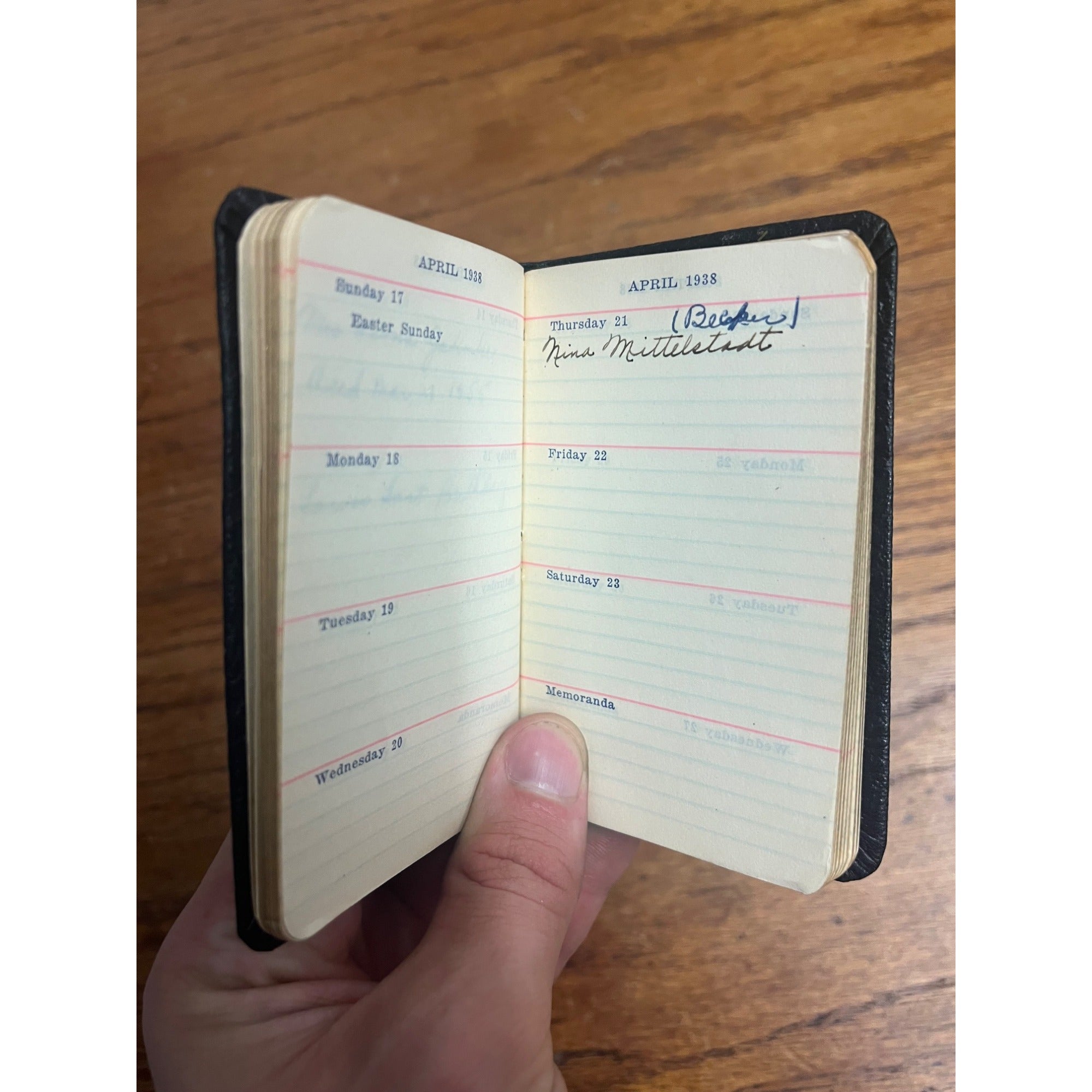 Vintage Milwaukee Envelope Mfg Co. 1938 Mini Memo Notepad Pocket Book