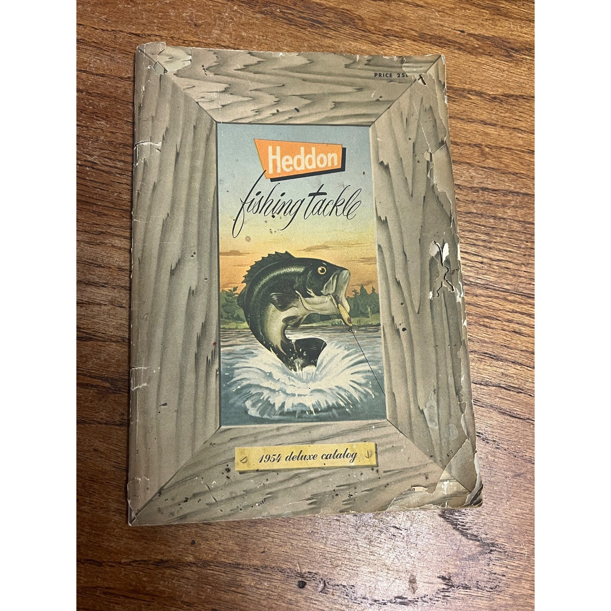 1954 Heddon Fishing Tackle Catalogue, Pamphlet and Walleye Heddon Print